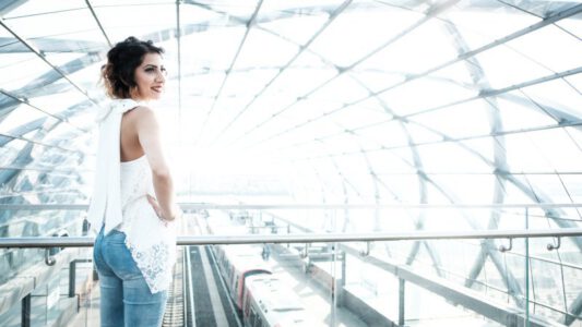 Diddka im neuen Bahnhof Elbbrücken, Stationshoot No 4.